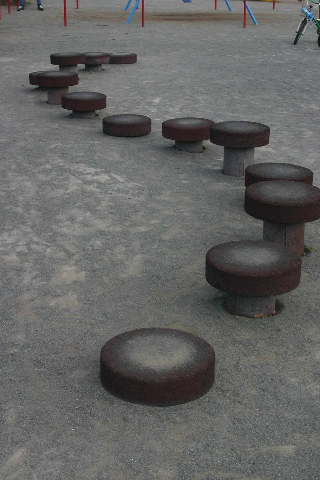 長浜公園 飛び石